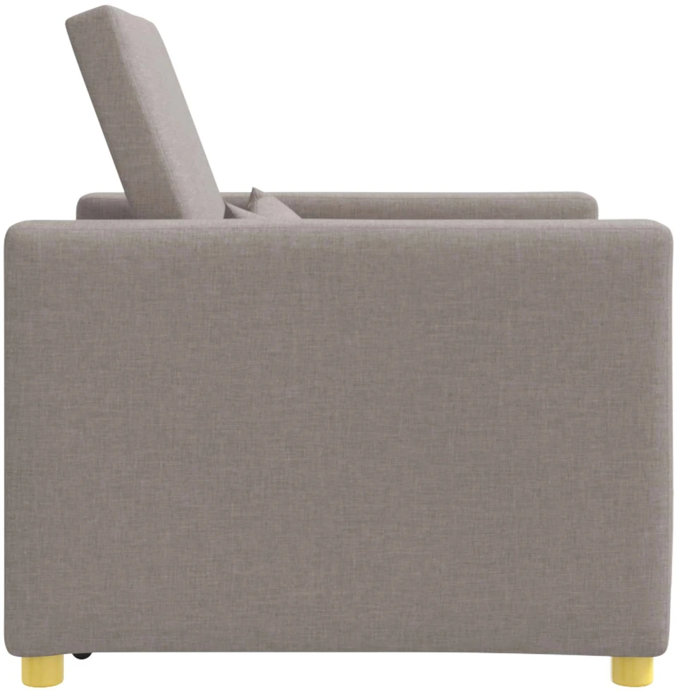 Ištraukiamas sofa-lova vienvietis Tortora audinys