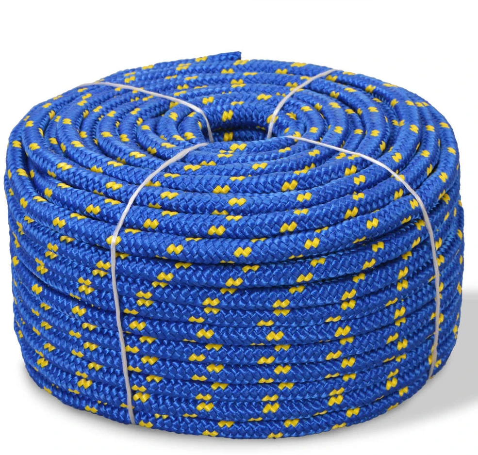Jūrinė virvė, mėlyna, 250m, polipropilenas, 12mm
