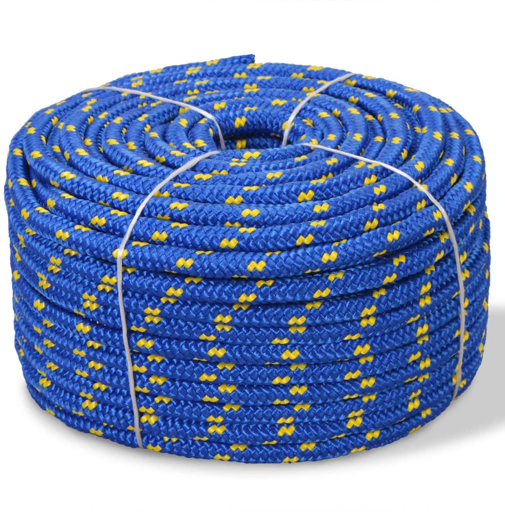 Jūrinė virvė, mėlyna, 250m, polipropilenas, 14mm