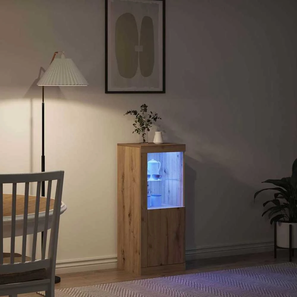 LED Bufetas Amatininkų ąžuolas 41 x 37 x 100 cm
