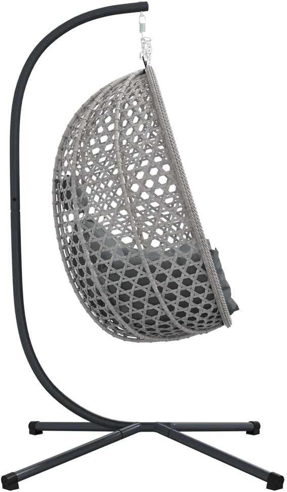 Kabantis kiaušinis poliratanas 104 x 100 x 191 cm