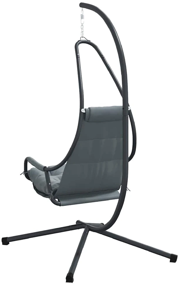 Kabantis kiaušinis Plienas 94 x 107 x 196,5 cm Antracitas