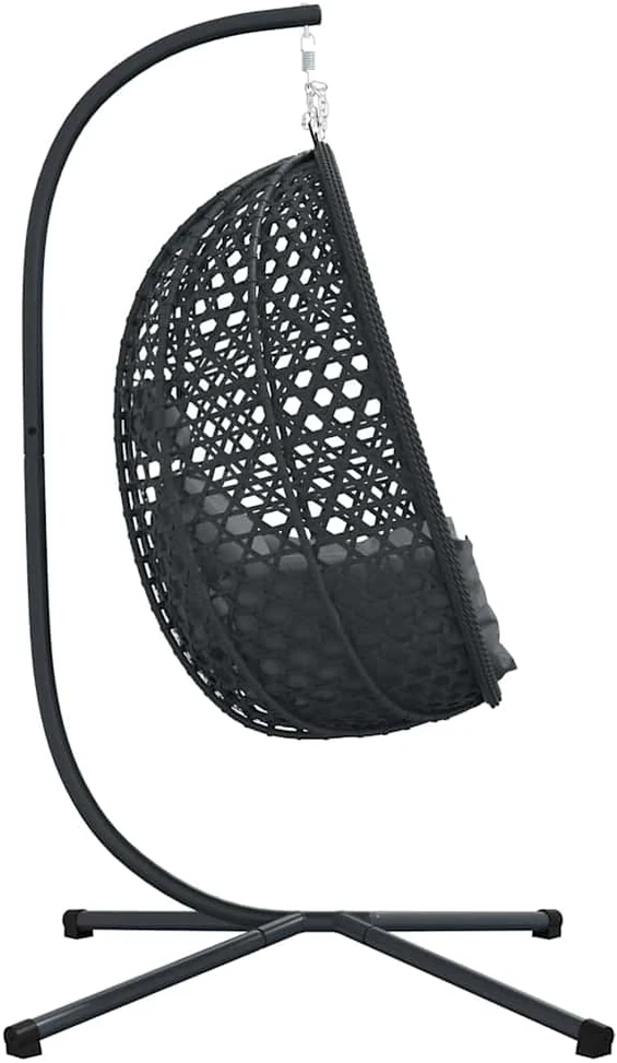 Kabantis kiaušinis poliratanas 104 x 100 x 191 cm