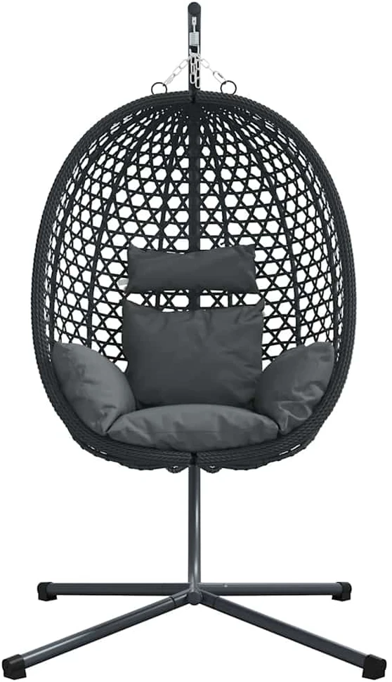 Kabantis kiaušinis poliratanas 104 x 100 x 191 cm