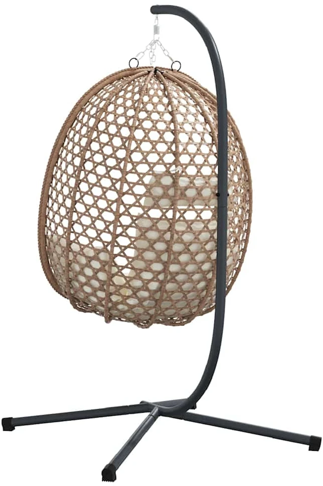 Kabantis kiaušinis poliratanas 104 x 100 x 191 cm
