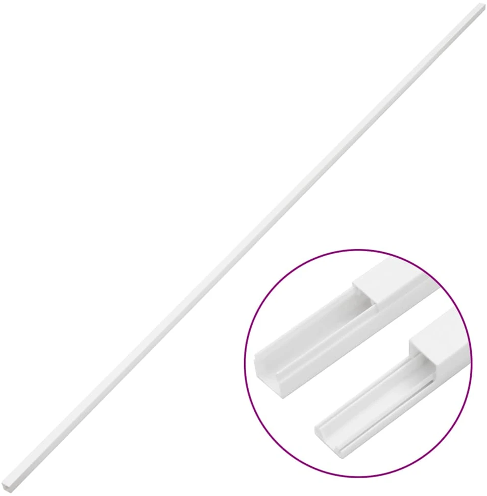 Kabelių kanalas, 20x10mm, 30m, PVC