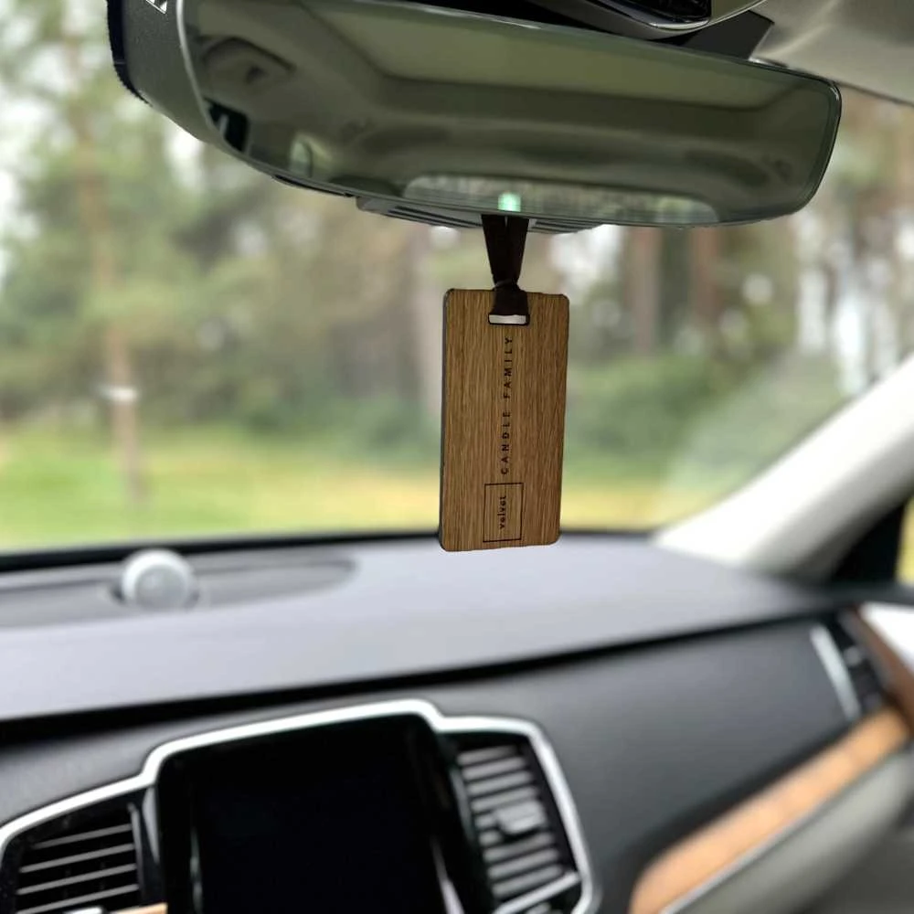 Kabinamas ąžuolo lukšto automobilio gaiviklis, Candle Family