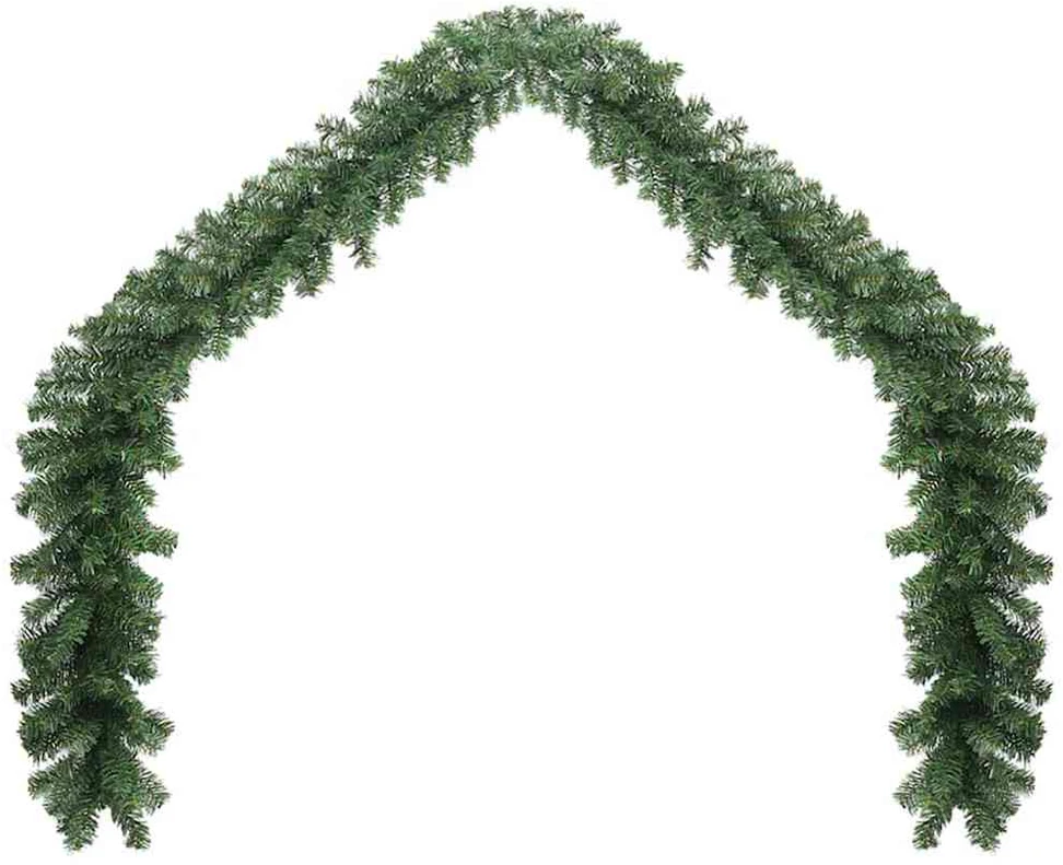 Kalėdinė girlanda 2 vnt. 600 LED Žalia 20 m PVC