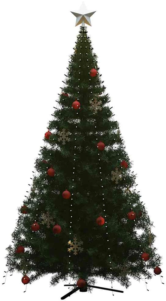 Kalėdinė girlianda eglutei-tinklas su 500 LED lempučių, 500cm