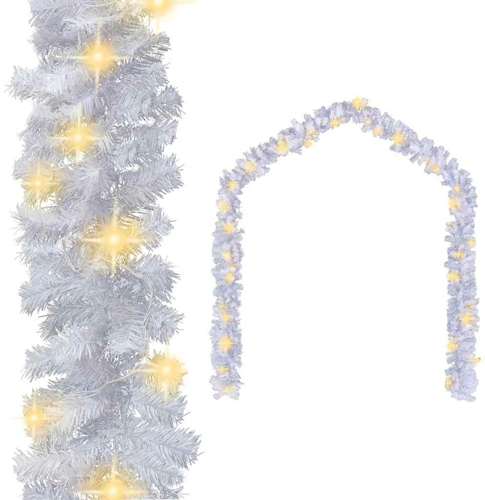 Kalėdinė girlianda su LED lemputėmis, balta, 5 m