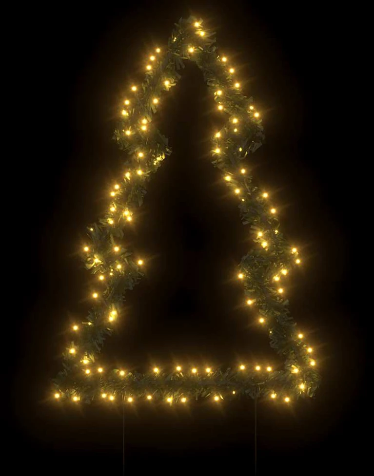 Kalėdinė šviečianti dekoracija eglutė, 115LED, 90cm