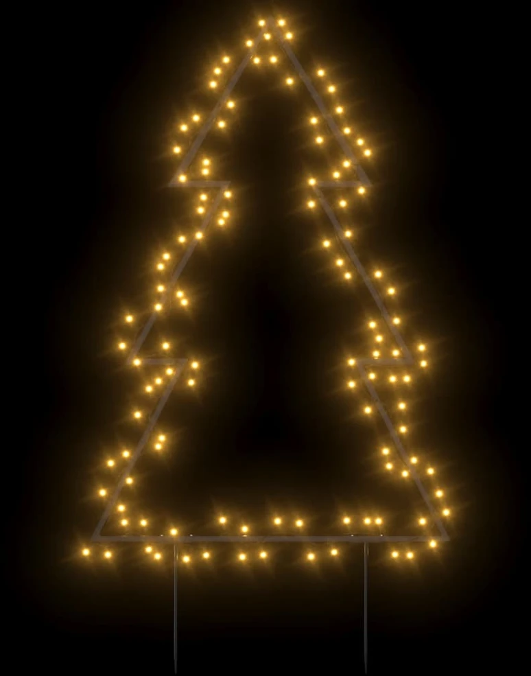 Kalėdinė šviečianti dekoracija eglutė su smaigais, 115LED, 90cm
