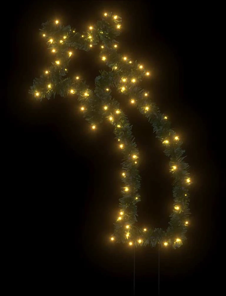 Kalėdinė šviečianti dekoracija meteoras, 80 LED, 62 cm