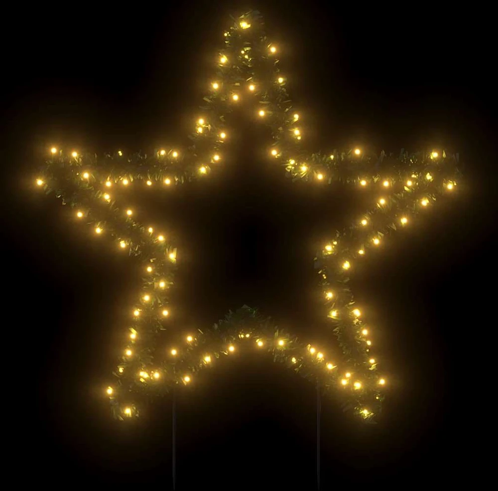 Kalėdinė šviečianti dekoracija žvaigždė, 115LED, 85cm