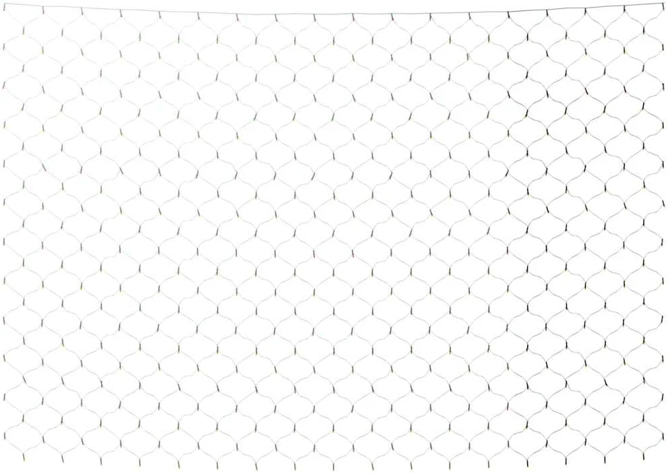 Kalėdinių lempučių tinklas, 3x2m, 204 įvairių spalvų LED