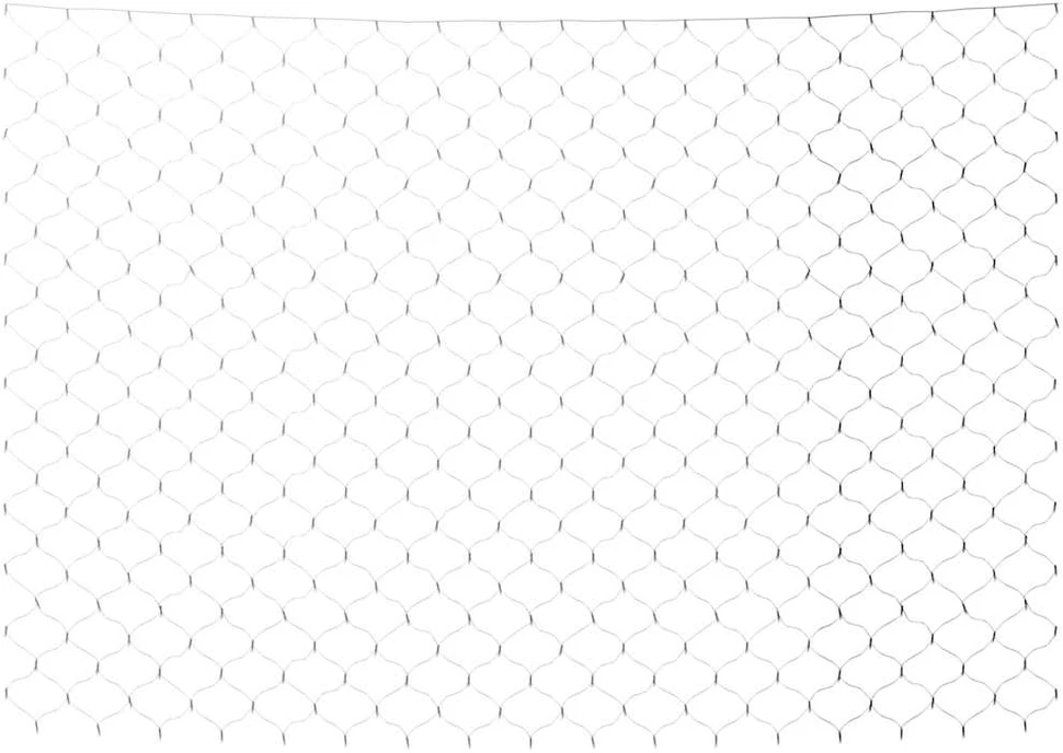 Kalėdinių lempučių tinklas, 3x2m, 204 šaltos baltos LED