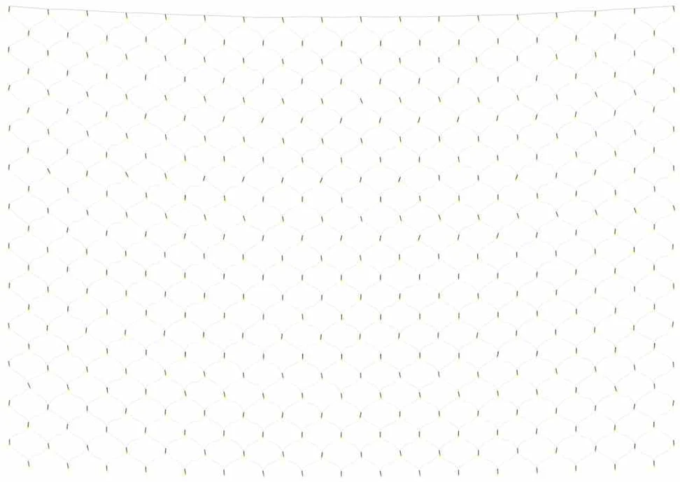 Kalėdinių lempučių tinklas, 3x2m, 204 šiltos baltos LED