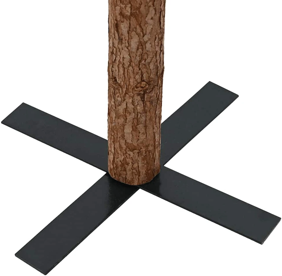 Kalėdų eglutė su kankorėžiais, žalia, 150cm, PVC ir mediena