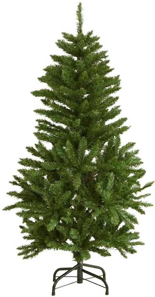Kalėdų eglutė su šarnyrinėmis šakomis/LED/žaisliukais, 120cm