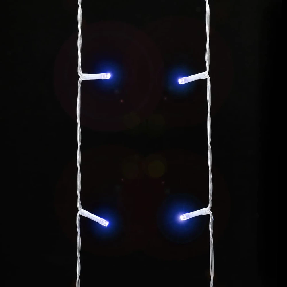 Kalėdų eglutės girlianda, 320 mėlynų LED lempučių, 375cm