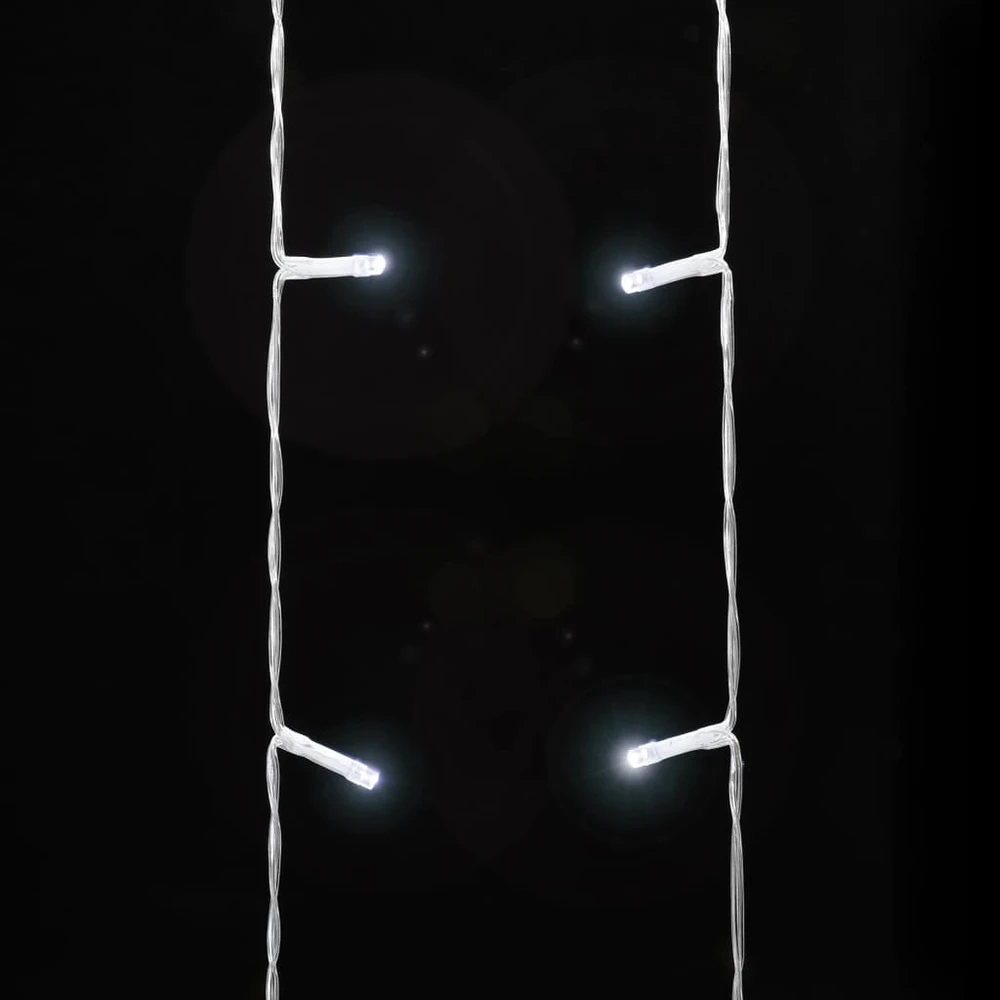 Kalėdų eglutės girlianda, šalta balta, 375cm, 320 LED lempučių