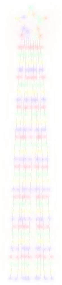 Kalėdų eglutės girlianda, spalvota, 375cm, 320 LED lempučių