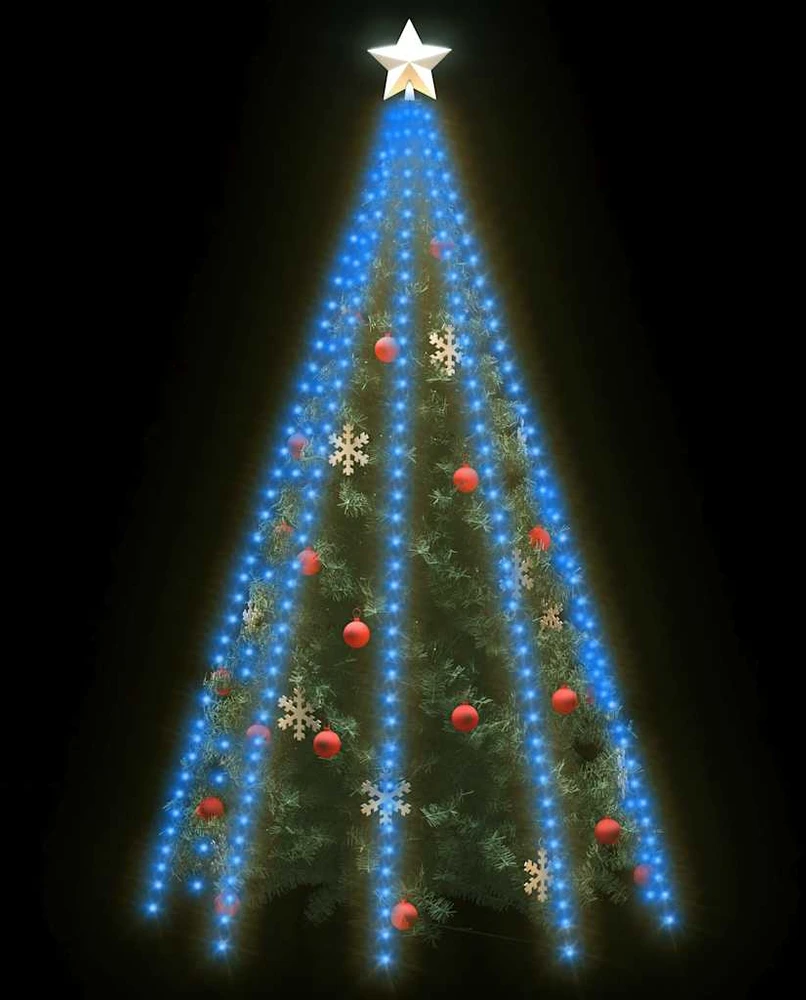 Kalėdų eglutės girlianda su 400 mėlynų LED lempučių, 400cm