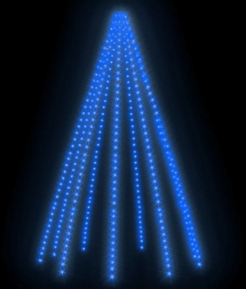 Kalėdų eglutės girlianda su 400 mėlynų LED lempučių, 400cm
