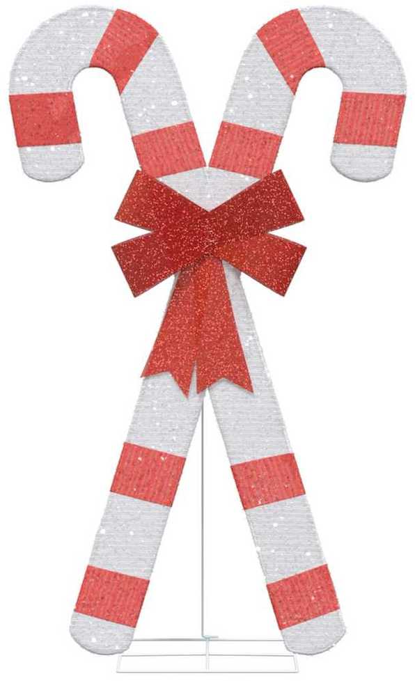 Kalėdų puošmena Candy Cane 50 LED šiltai balta