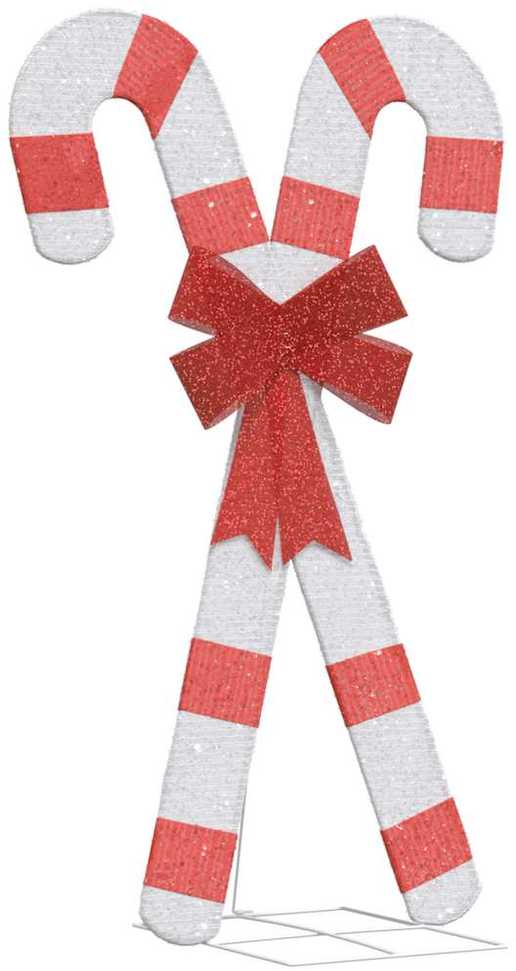 Kalėdų puošmena Candy Cane 50 LED šiltai balta