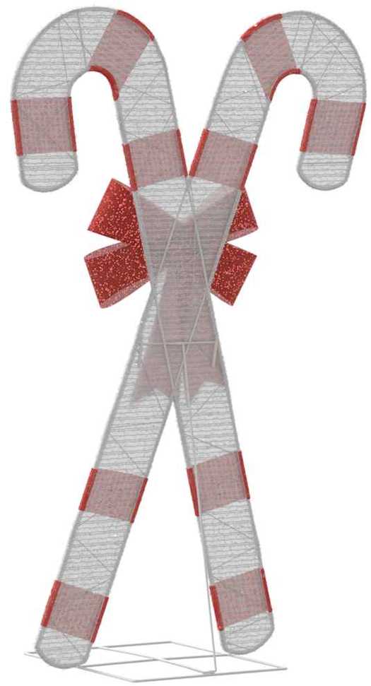 Kalėdų puošmena Candy Cane 50 LED šiltai balta