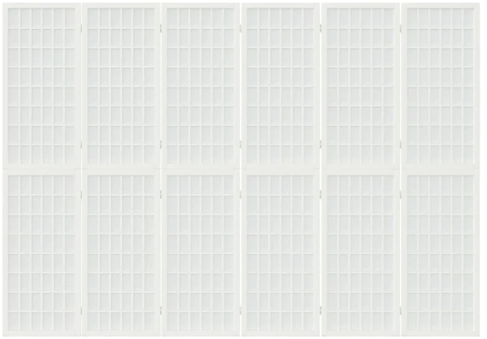 Kamb. pertvara, sulankst., 6 plokšt., japon., 240x170cm, balta