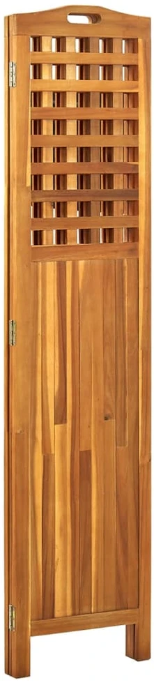Kambario pertvara, 3 dalių, 121x2x170cm, akacijos masyvas