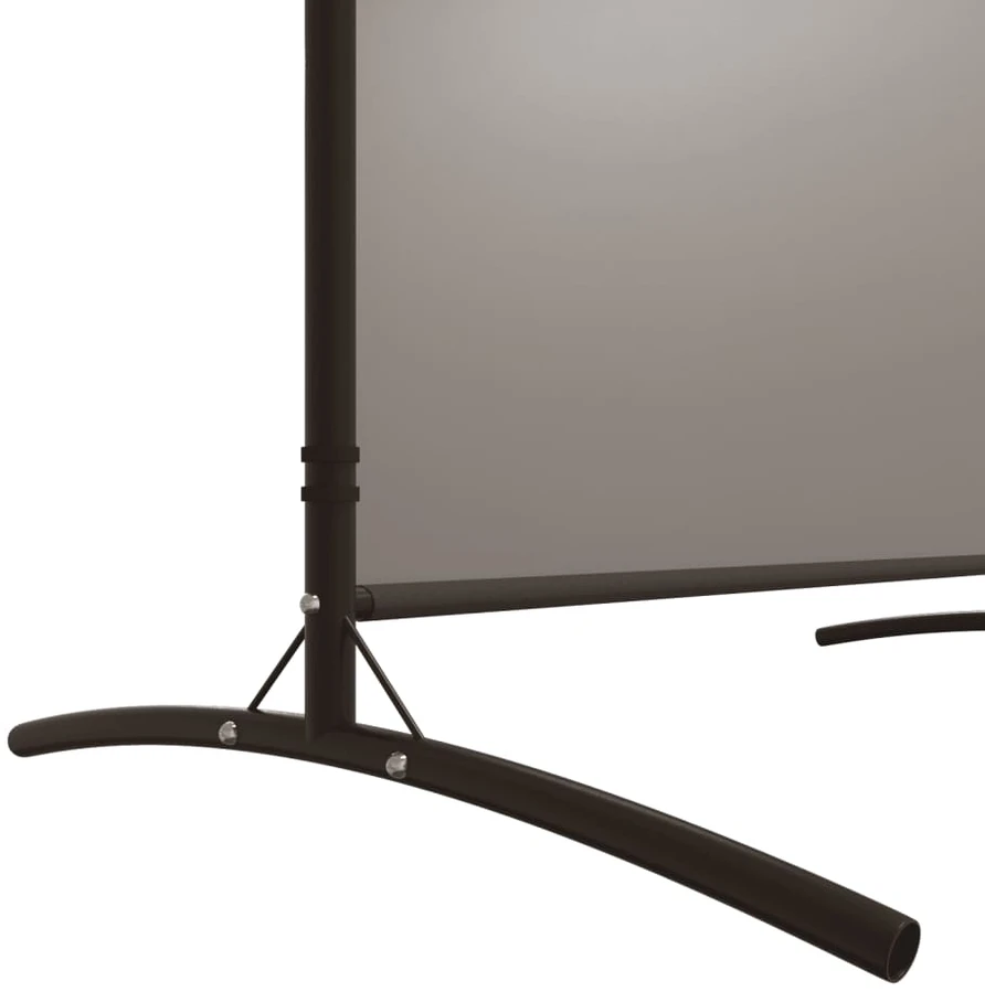 Kambario pertvara, 3 dalių, antracito, 525x180cm, audinys