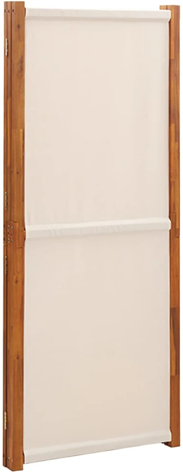 Kambario pertvara, 3 dalių, kreminės baltos spalvos, 210x180cm