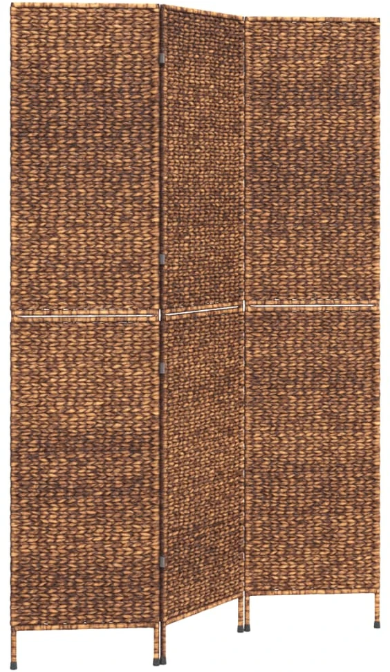 Kambario pertvara, 3 dalių, ruda, 122x180cm, vandens hiacintas