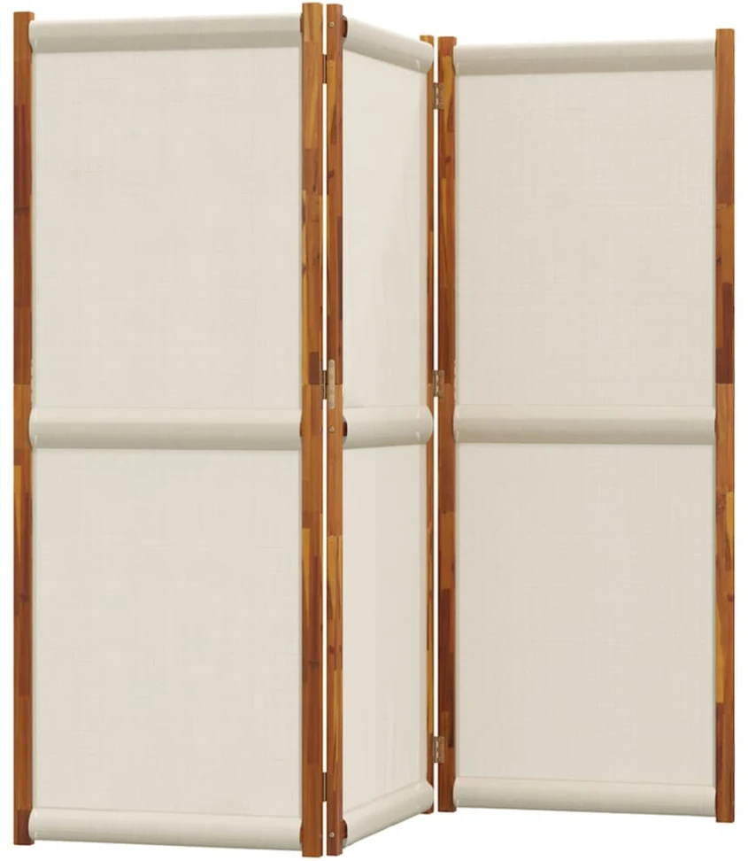Kambario pertvara, 3 segmentai, šviesiai pilka, 210x180cm