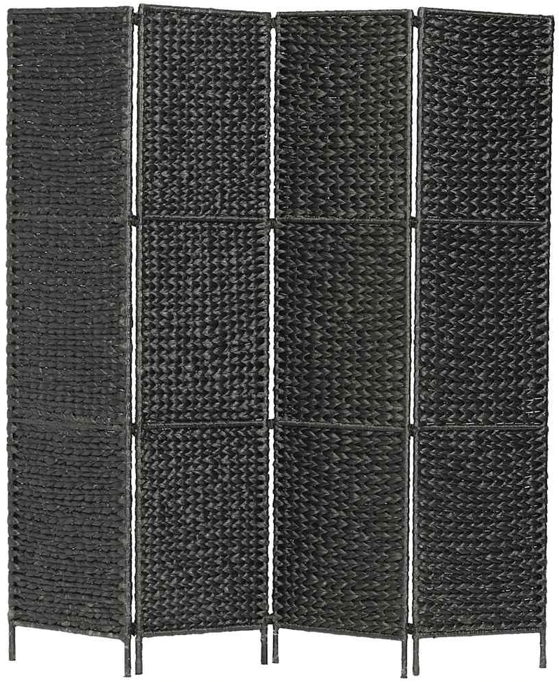 Kambario pertvara, 4 d., juoda, 154 x 160 cm, vandens hiacintas