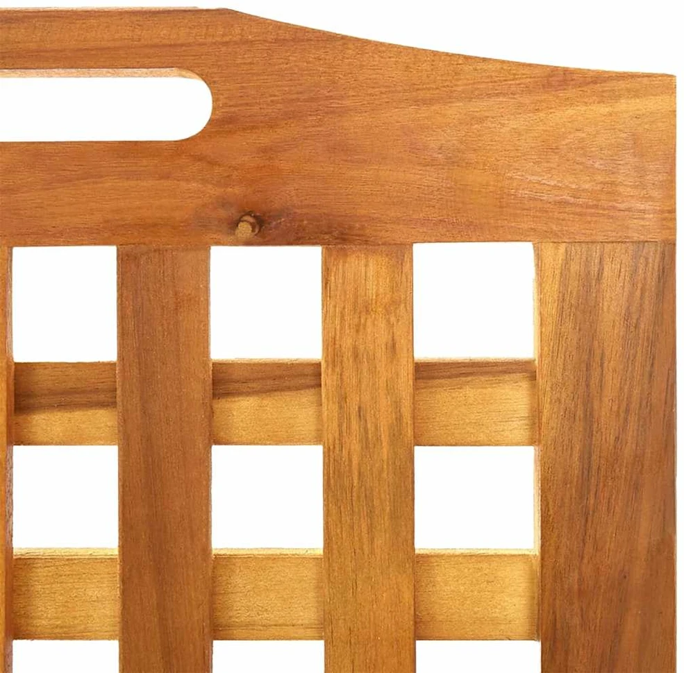 Kambario pertvara, 4 segmentai, 162x2x115cm, akacijos masyvas