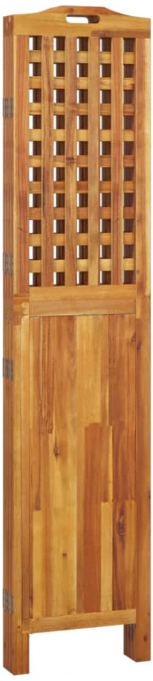 Kambario pertvara, 4 segmentai, 162x2x180cm, akacijos masyvas