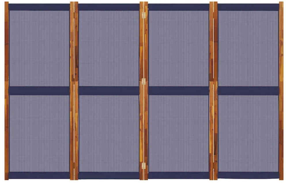 Kambario pertvara, 4 segmentai, tamsiai mėlyna, 280x180cm