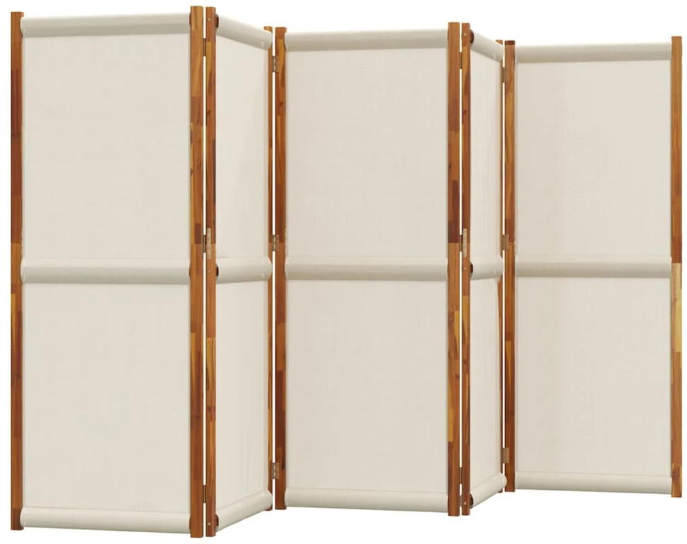 Kambario pertvara, 5 segmentai, šviesiai pilka, 350x180cm