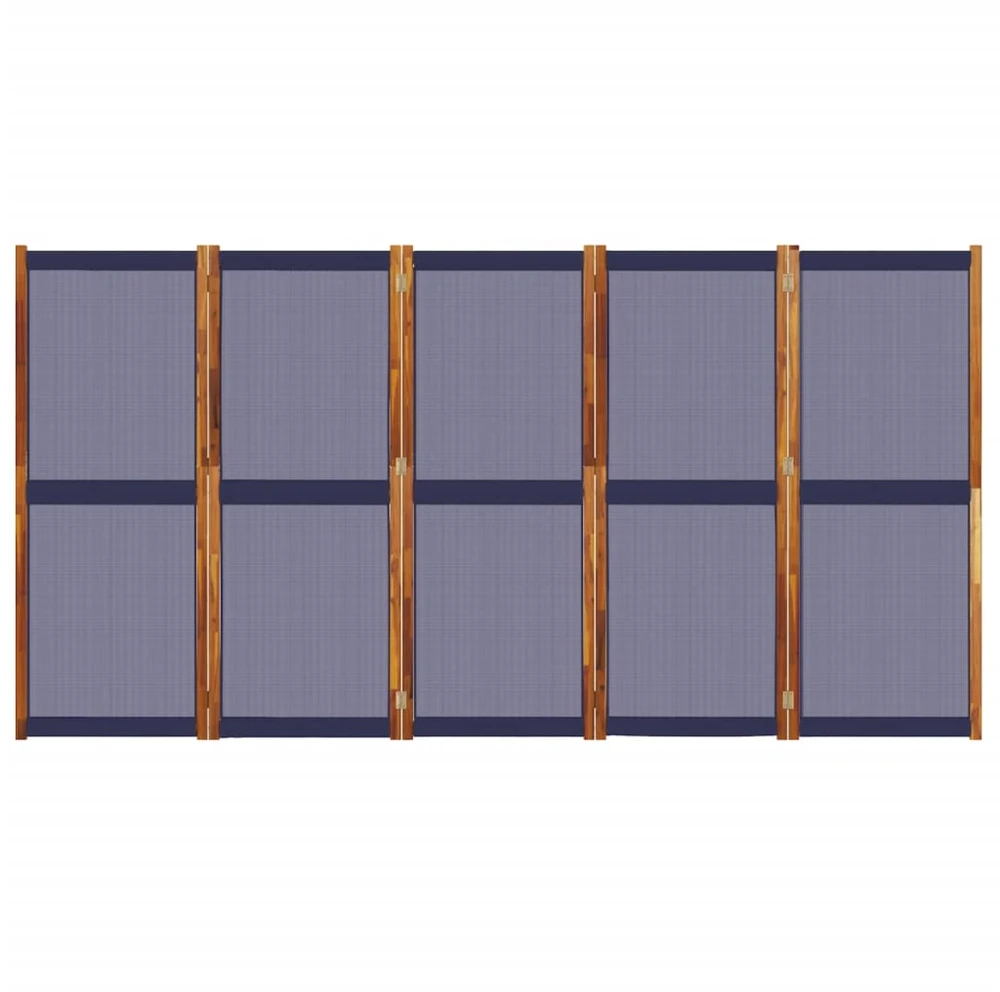 Kambario pertvara, 5 segmentai, tamsiai mėlyna, 350x180cm