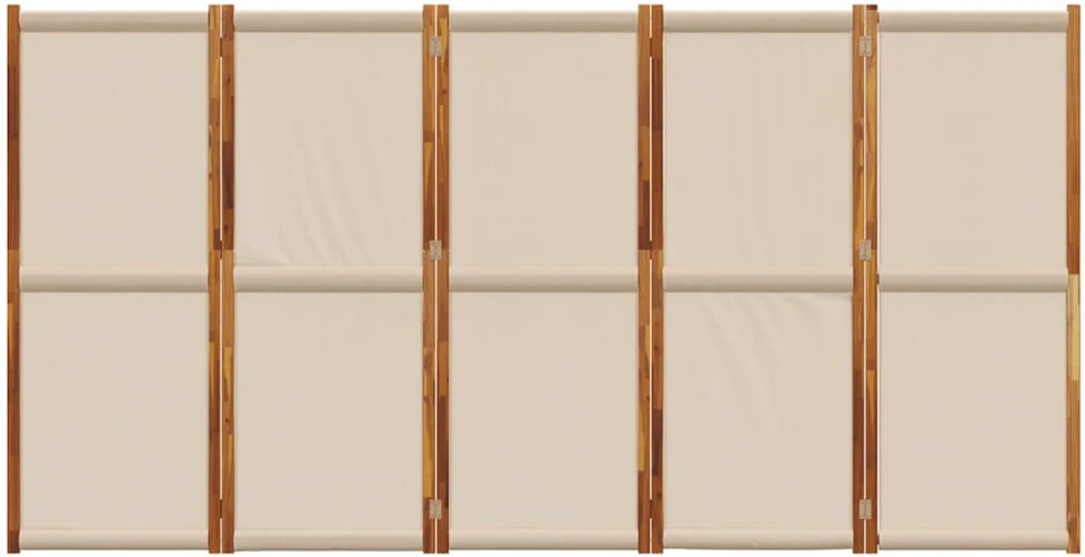 Kambario pertvara, 5 segmentai, taupe spalvos, 350x180cm