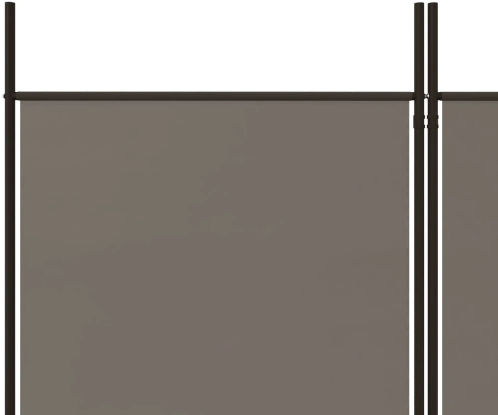 Kambario pertvara, 6 dalių, antracito, 300x200cm, audinys