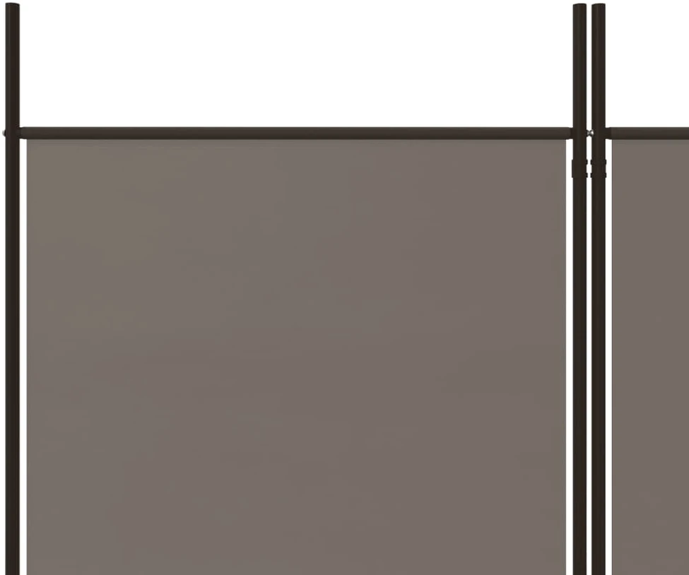 Kambario pertvara, 6 dalių, antracito, 300x220cm, audinys
