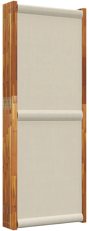 Kambario pertvara, 6 segmentai, šviesiai pilka, 420x180cm