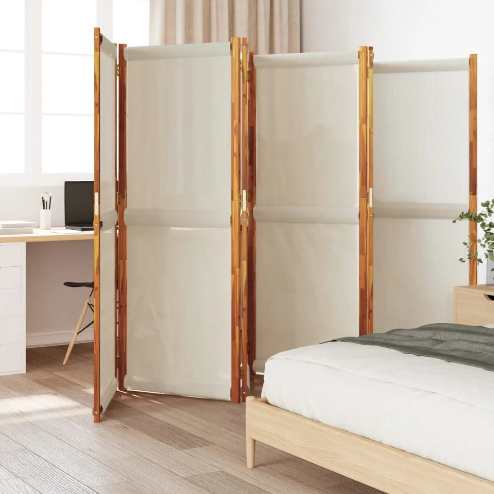 Kambario pertvara, 6 segmentai, šviesiai pilka, 420x180cm