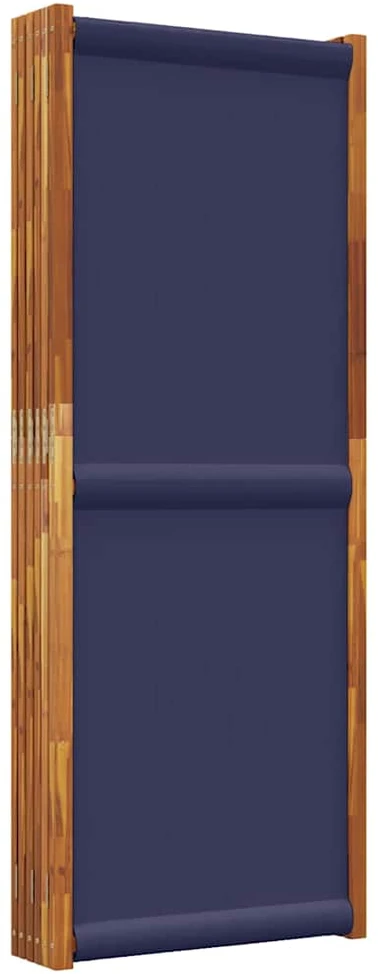 Kambario pertvara, 6 segmentai, tamsiai mėlyna, 420x180cm