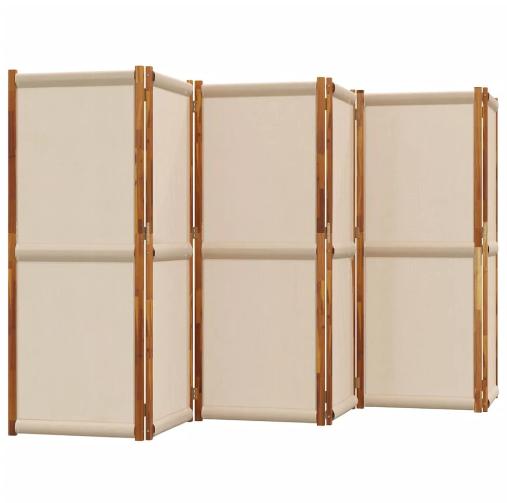 Kambario pertvara, 6 segmentai, taupe spalvos, 420x180cm
